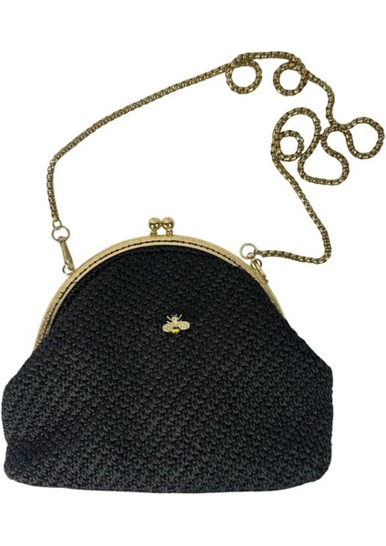 6657 El Örgüsü Makrome Ip Şık Abiye Omuz Çantası / 26 cm x 20 cm modelleri