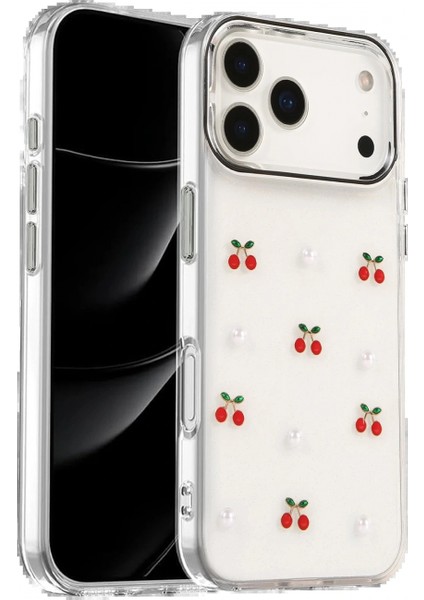 Apple iPhone 17 Pro Max Fiyonk Desenli Kapak - Desen 9