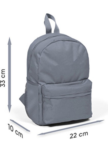 Kids Mavi İki Bölmeli Sırt Çantası Shark Desenli 23522 Çocuklar İçin