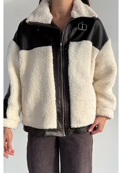 Kadın Iç Astarlı Deri Garnili Kemer Tokalı Mont P-00018680 modelleri