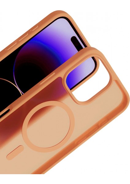 iPhone 16 Pro Jota Magsafe Kapak - Turuncu modelleri