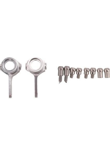 Metal Yükseltilmiş Parçalar Direksiyon Kupası Salıncak Kolu Amortisör Plaka Seti Wltoys P929 P939 K969 K979 K989 K999 1/28 Rc Araba, Gümüş (Yurt Dışından) fırsatları
