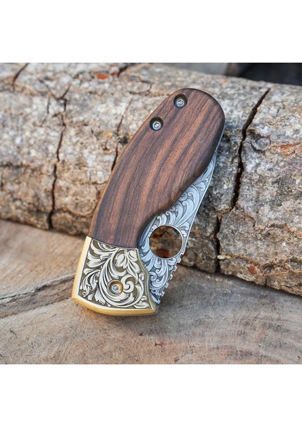 Katlanır Model - N690 Çelik - Ceviz Balçak Pirinç indirimleri