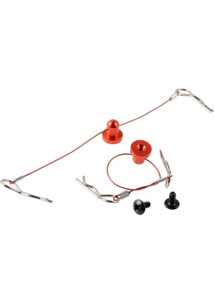 Traxxas/hsp/arram/axial Ecx 1/10 Rc Araba Yedek Parçası Gümüş Için 2 Adet Kaybolmayan Gövde Kabuğu Tel Klips Pimi Vida Tutucu (Yurt Dışından) modelleri