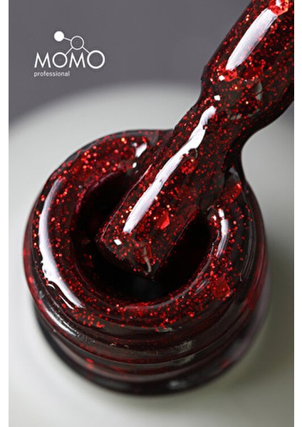 Glitter Oje G007 Kırmızı Parıltılı 4 ml Profesyonel Kullanım İçin Uygun