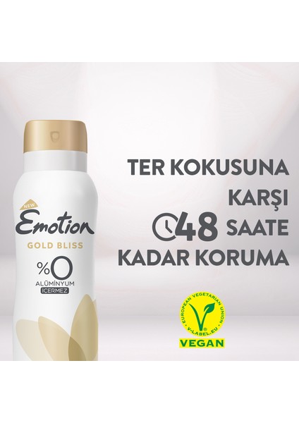 Gold Bliss Kadın Deodorant 6x150 Ml indirimleri