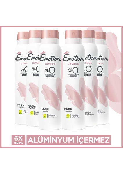 Joyous Kadın Deodorant 6x150 Ml