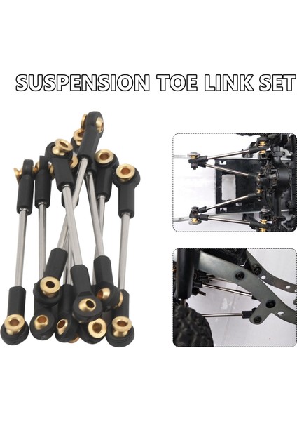 Wpl 1/16 C14 C24 Rc Araba Parçaları Için Yükseltme Yedek Parça Metal Süspansiyon Ayak Bağlantısı Bağlantı Çubuğu Seti (Yurt Dışından) fırsatları