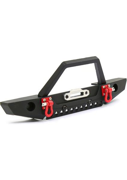 1/10 Rc Paletli Araba Axial SCX10 Iı 90046 Traxxas Trx-4 Trx4 Için LED Işıklı Metal Ön Tampon (Yurt Dışından) modelleri