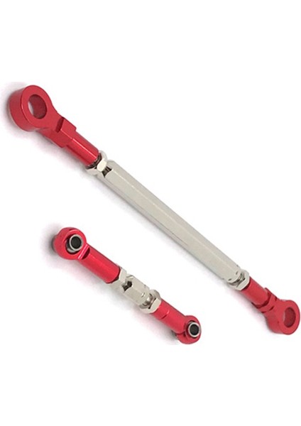 Metal Direksiyon Çubuğu Servo Bağlantı Çubuğu Hb Oyuncakları ZP1001 ZP1002 ZP1003 ZP1004 1/10 Rc Paletli Araba Yükseltme Parçaları, Kırmızı (Yurt Dışından)