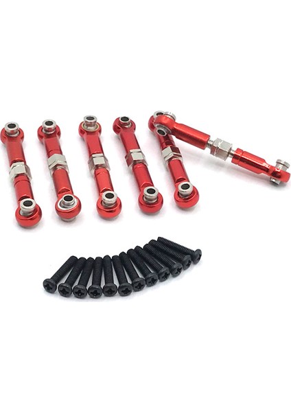 Ayarlanabilir Bağlantılar Çekme Çubuğu Bağlantısı Hs 18301 18302 18311 18312 18321 18322 1/18 Rc Araba Yükseltme Parçaları, Kırmızı (Yurt Dışından)