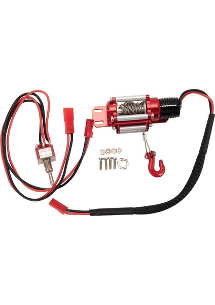 Rc Araba Metal Çelik Telli Otomatik Simüle Vinç 1/10 Rc Paletli Araba Eksenel Traxxas Trx4 SCX10 90046 D90 (Yurt Dışından)
