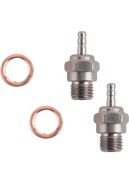 2 Adet Kızdırma Bujisi Sıcak Kıvılcım Vertex Sh Motor Parçaları Aksesuarları Nitro Kamyon Os Rc Araba Hsp 70117, N4'ü Değiştirin (Yurt Dışından)