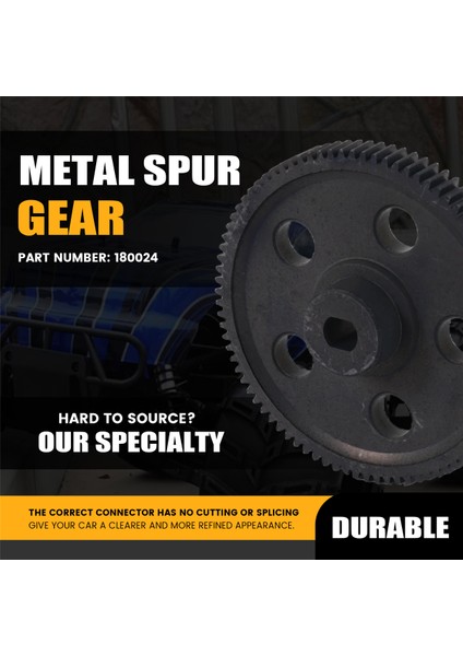 Metal Mahmuz Dişli 87T Hsp Rgt E86100 Yükseltme Parçaları 180024 Rc 1/10 Kaya Tırmanıcı 94180 86100, Siyah (Yurt Dışından) fırsatları