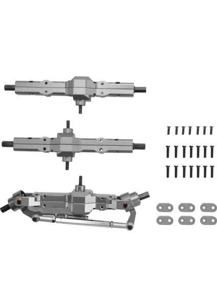 Metal Ön Orta Arka Köprü Aks Şanzıman Kutusu Wpl B16 B36 FY004 1/16 Rc Araba Kamyon Yükseltme Parçaları Aksesuarları (Yurt Dışından)
