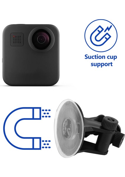 Mini Araba Vakum Kupası Tutucu/ Gopro Hero Spor Kamerası Için 4 Iplik Yeni (Yurt Dışından) fırsatları