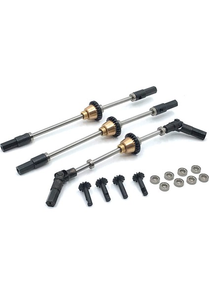 Wpl B14 B24 B16 B36 C14 C24 C34 C44 Q65 1/16 Rc Araba Yükseltme Parçaları, Ön + Orta + Arka Için Metal Köprü Aks Diferansiyeli (Yurt Dışından)