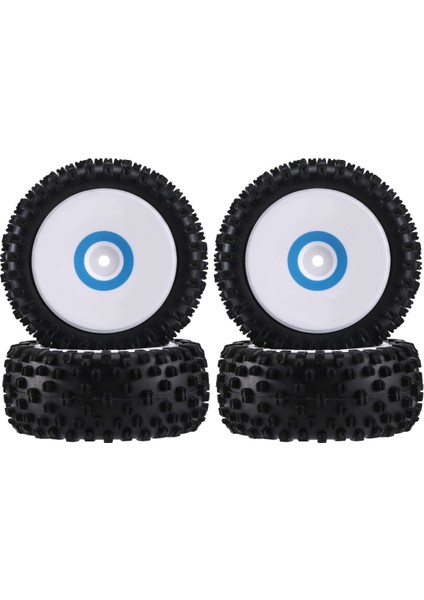 4 Adet Ön ve Arka Lastik Tekerlek Lastiği Wltoys 124017 1/12 Rc Araba Yükseltme Parçaları Yedek Aksesuarlar (Yurt Dışından)