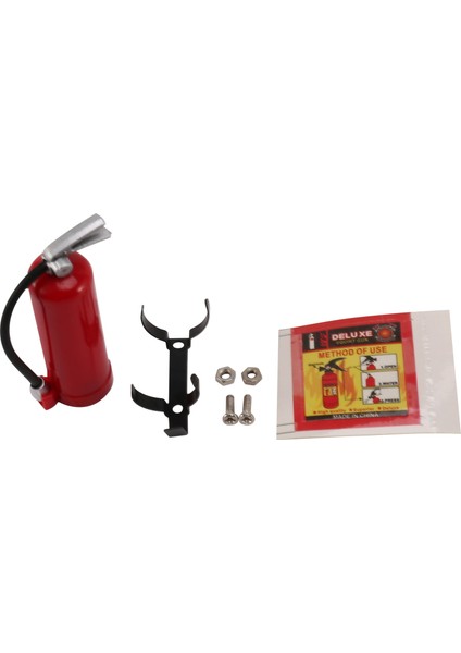 Rc Dekorasyon Metal Mini Yangın Söndürücü 1/10 Rc Paletli Eksenel SCX10 90046 Traxxas Trx4 Tamiya D90, Kırmızı (Yurt Dışından)
