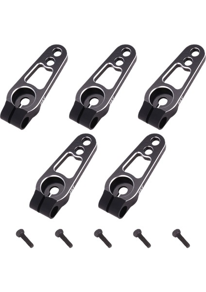 5 Adet Alüminyum Alaşımlı 31MM 25T Direksiyon Servo Kolu Boynuzu Futaba Sakura D4 1/10 Rc Drift Araba Paletli Parçalar, Siyah (Yurt Dışından) fiyatları