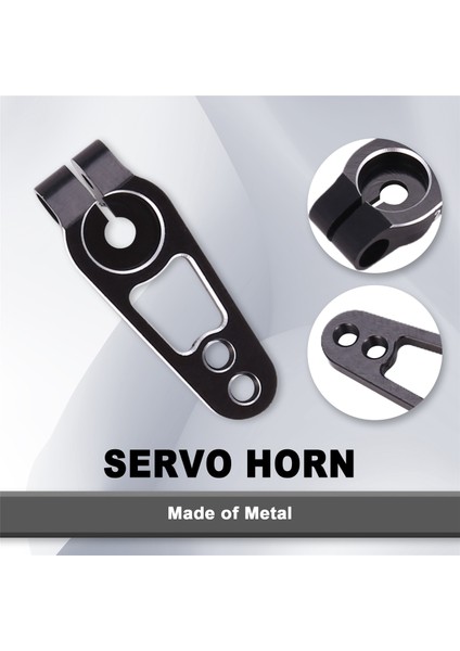 5 Adet Alüminyum Alaşımlı 31MM 25T Direksiyon Servo Kolu Boynuzu Futaba Sakura D4 1/10 Rc Drift Araba Paletli Parçalar, Siyah (Yurt Dışından) fırsatları