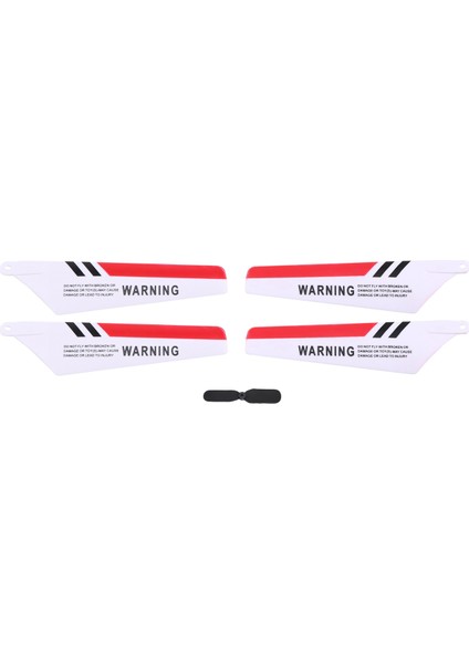 Syma 4 x Blades Syma S107 S107G Gyro Uzaktan Kumandalı Helikopter Yedek Parça Tamiri Kırmızı (Yurt Dışından)