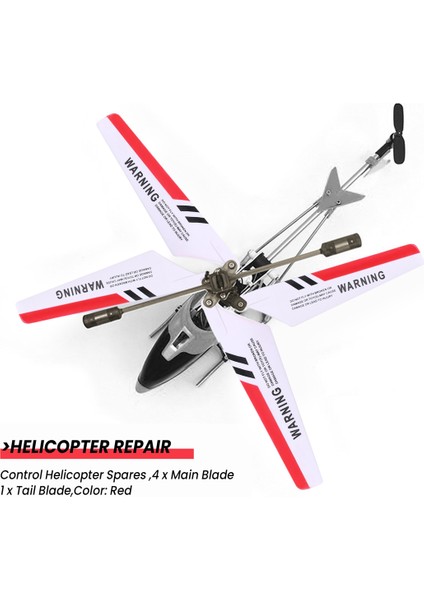 Syma 4 x Blades Syma S107 S107G Gyro Uzaktan Kumandalı Helikopter Yedek Parça Tamiri Kırmızı (Yurt Dışından) fırsatları