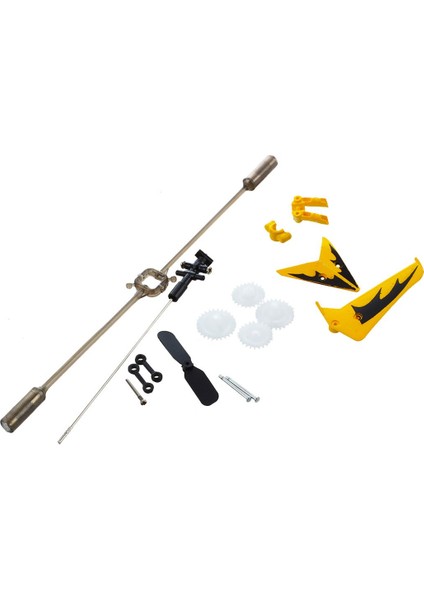 Syma S107 / S107G Rc Için Syma Yedek Takımı – Helikopter, Pervaneler, Bağlantı Tokası, Iç Şaft - Sarı (Yurt Dışından) modelleri