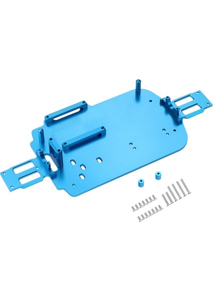 Wltoys A949 A959 A969 A979 K929 A959-B A969-B A979-B K929-B 1/18 Rc Araba Aksesuarları, Mavi Için Metal Şasi Parçalarını Yükseltin (Yurt Dışından)
