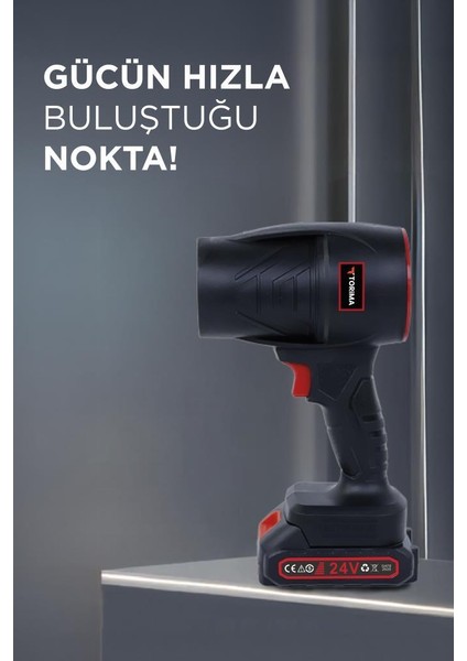 Ttb-02 Siyah Yüksek Hızlı Turbo Jet 1500 Mah - 80 W Hava Üfleme Makinası modelleri