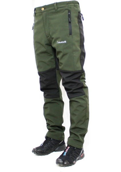 Outdoor Softshell Kışlık Erkek Pantolon-Haki modelleri
