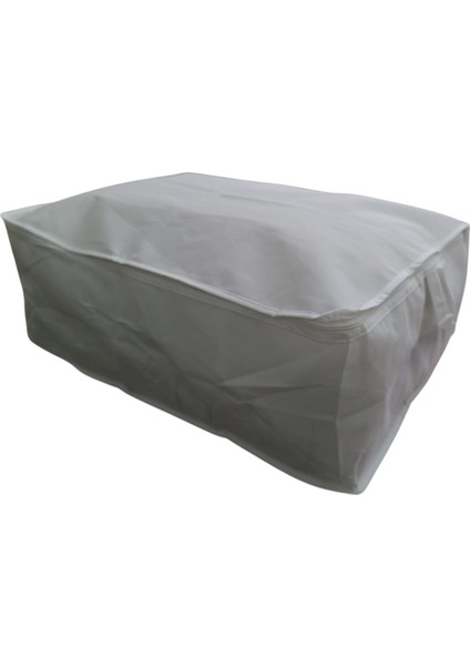 6'lı Beyaz Büyük Baza Altı & Çekyat Tipi Tela Hurç 65X45X22 cm – Fermuarlı Saklama ve Düzenleme Hurc fırsatları
