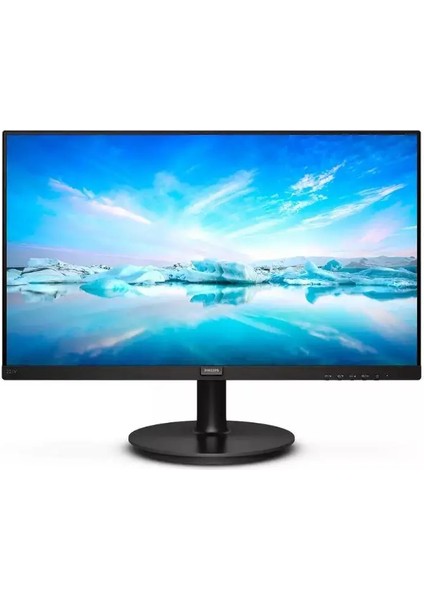 21.5 Phılıps 221V8/01 4ms 75MHZ 1xvga 1xhdmı Fhd 1920X1080 Flıcker-Free Düşük Mavi Işık Vesa Siyah