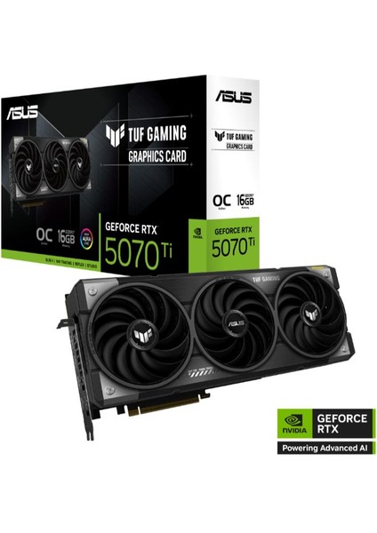 Geforce TUF-RTX5070TI-O16G-GAMING 16GB Gddr7 256BIT 2xhdmı 3xdp Ekran Kartı