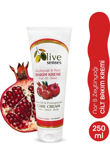 Zeytinyağı & Nar Cilt Bakım Kremi