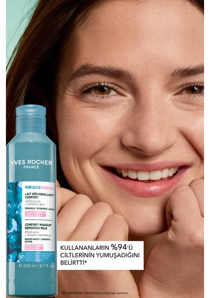 Makyaj Temizleme Sütü-Hassas Cilt-Pure Algue Sensitive Yatıştırıcı Botanik Kompleks 200ML fırsatları