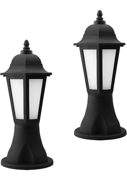 Sokak Bahçe Aplik Lamba Setüstü Aydınlatma Lale Bahçe Duvar Üstü Armatürü E27 Duy Siyah Plastik fırsatları