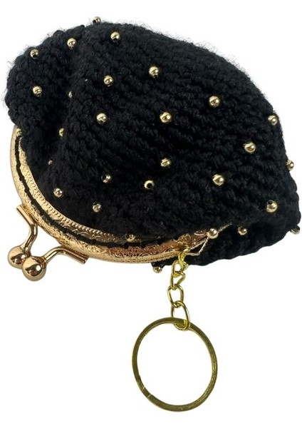 5074 El Örgüsü Boncuk Detaylı Şık Mini Bozuk Para Cüzdanı fırsatları