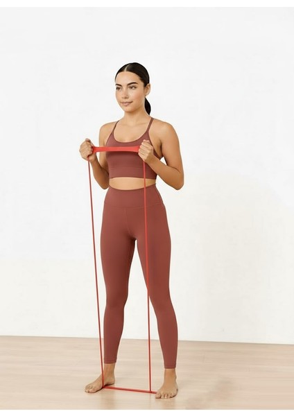 Resistance Powerband 13 mm Latex Güç Bandı Hafif Sert Direnç Lastiği Pilates Aerobik Squat Kırmızı fiyatları