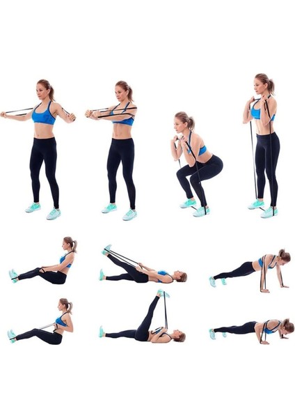 Resistance Powerband 13 mm Latex Güç Bandı Hafif Sert Direnç Lastiği Pilates Aerobik Squat Kırmızı indirimleri