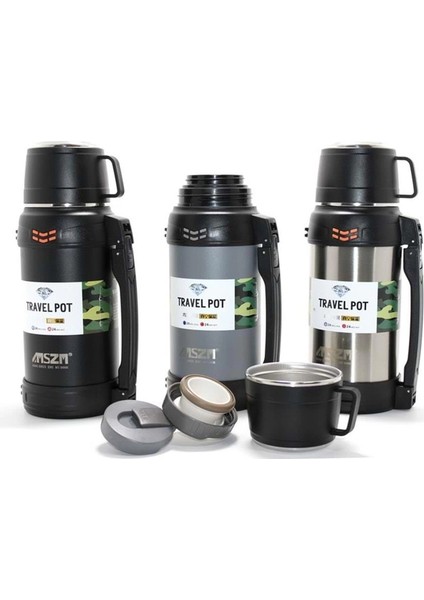 Paslanmaz Çift Katmanlı Termos 1,8 Lt