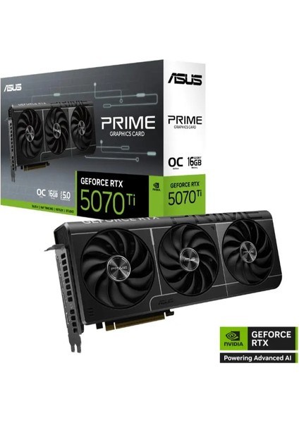 Geforce PRIME-RTX5070TI-O16G 16GB Gddr7 256BIT 1xhdmı 3xdp Ekran Kartı