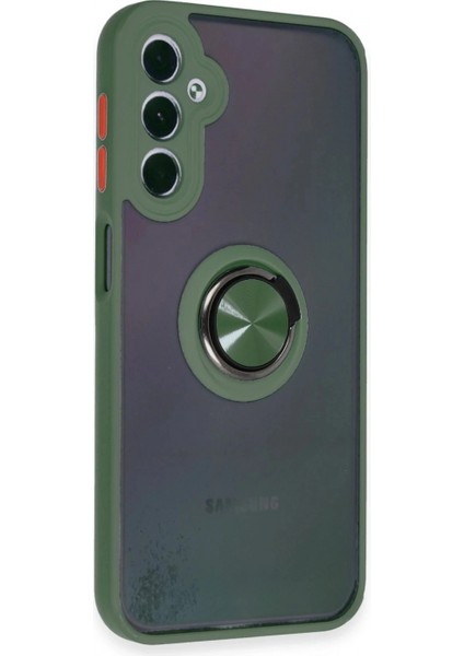 Samsung Galaxy A24 4g Kılıf Montreal Yüzüklü Silikon Kapak - Yeşil fiyatları