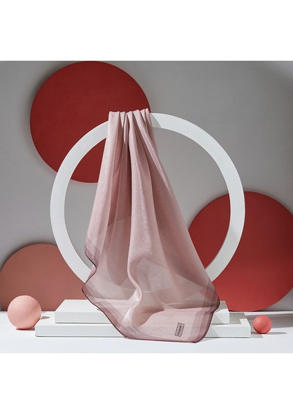 Çizgili Kehribar Eşarp