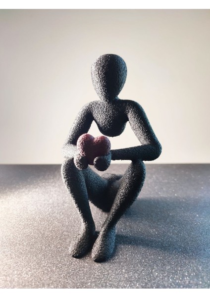 Kalbimi Sana Verdim – Minimalist Dekor & Anlamlı Hediye Figürü fiyatları