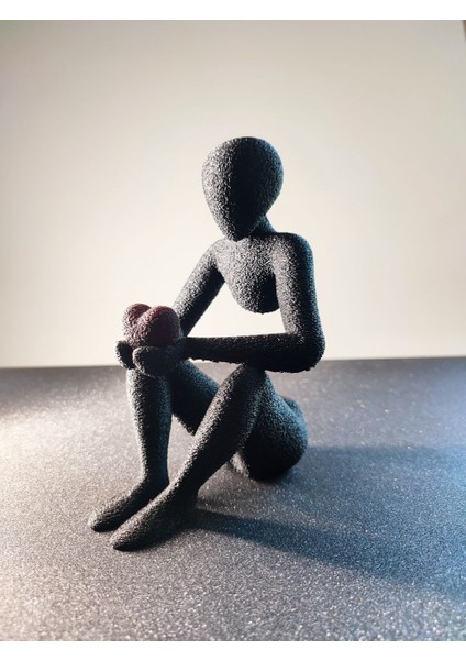 Kalbimi Sana Verdim – Minimalist Dekor & Anlamlı Hediye Figürü fırsatları