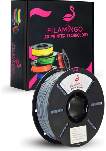 Pla Plus Gri Filament