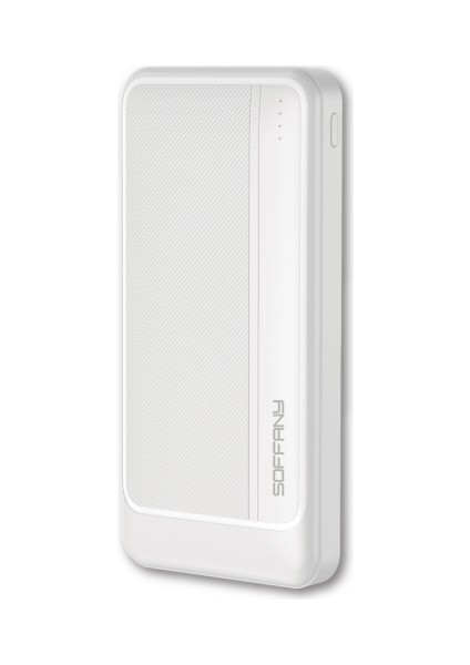 AG02-001 20.000 mAh P.Bank 2 Type-C + 1 USB Çıkışlı Beyaz fırsatları