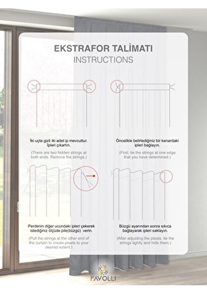 Kadife Dokulu Gümüş Grisi Pileli Fon Perde 250 cm Uzunluk 90 cm Genişlik