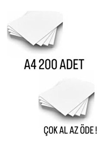 Amerikan Bristol Karton A4 210 gr 200 Adet Yüksek Kalite Ofis ve Ev Kullanımı İçin modelleri